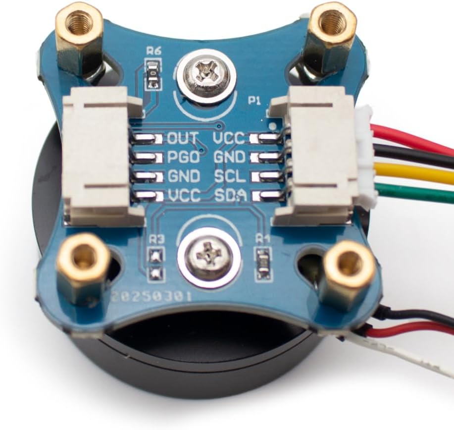 2804 Hollow Shaft Brushless DC Motor, with AS5600 Magnetic Encoder Hall Sensor Outer Rotor BLDC Motor Kit Support FOC Control
