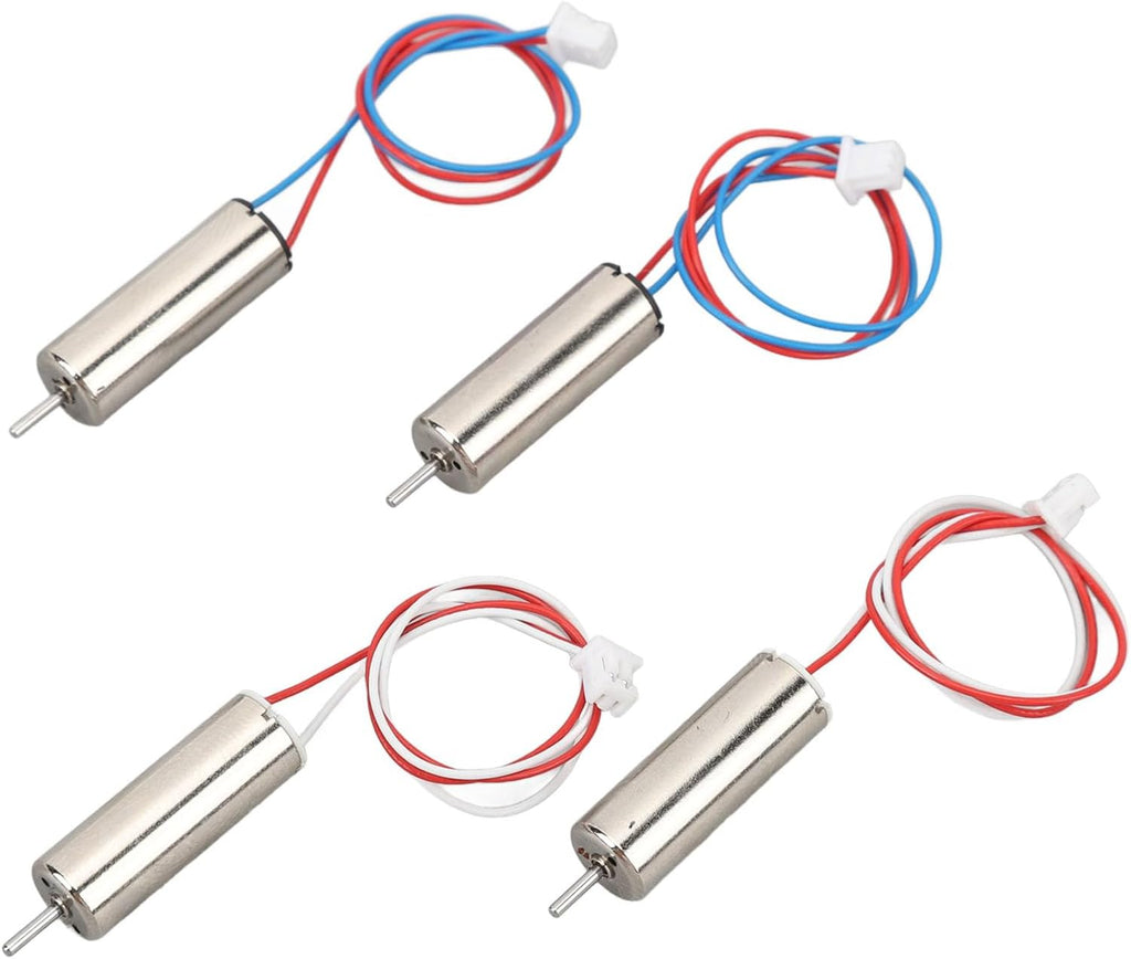 DC Coreless Motor, 4pcs 720 Brushed Coreless Motors 7x20mm Mini DC Motors for RC Drones and Quadcopters, Lightweight and Compact, Long Lasting