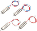 DC Coreless Motor, 4pcs 720 Brushed Coreless Motors 7x20mm Mini DC Motors for RC Drones and Quadcopters, Lightweight and Compact, Long Lasting