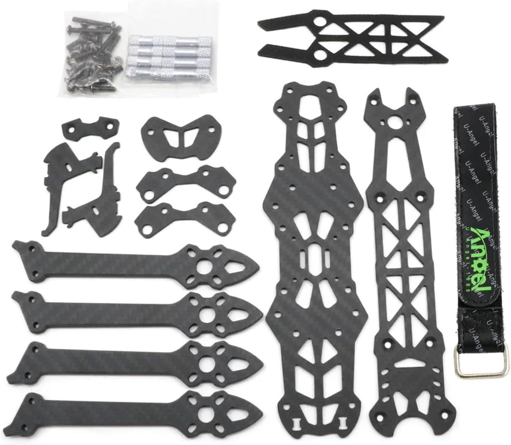 MARK4 7inch Carbon Fiber Frame A2807 1300KV Brushless Motor Propeller Drone Set Long Range(Sample no FC)