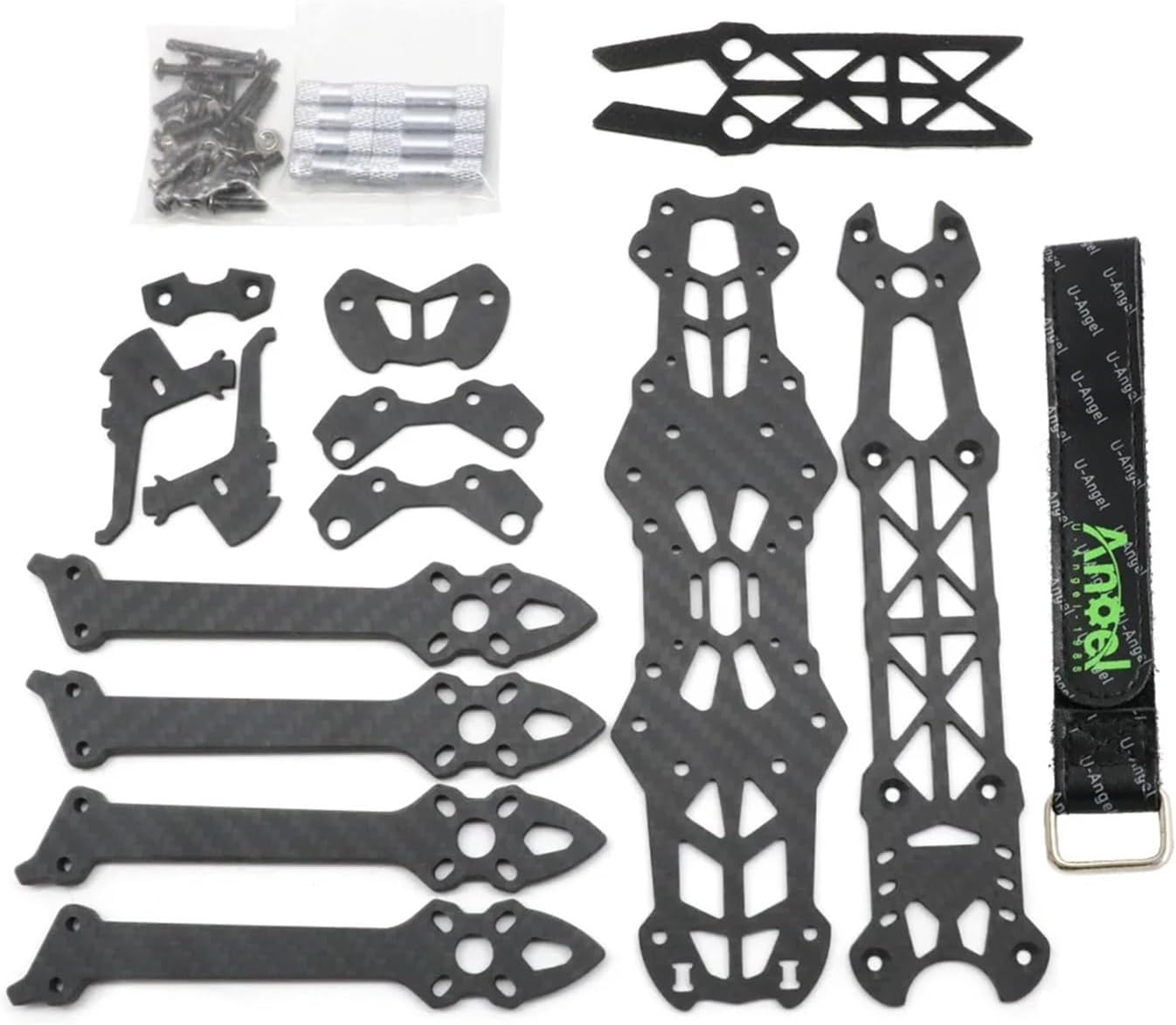 MARK4 7inch Carbon Fiber Frame A2807 1300KV Brushless Motor Propeller Drone Set Long Range(Sample no FC)