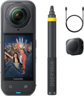 Insta360 X5 No Drone Bundle - Waterproof 8K 360¡ã Action Camera, Invisible Selfie Stick Effect, Leading Low Light, Rugged & Replaceable Lens, 3-Hour Battery, Clear Audio, Stabilization