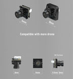 Caddx FPV Camera Ratel 2, 1/1.8inch Starlight Sensor Camera 1200TVL with FOV 165¡ãBigger PAL NTSC Switchable for FPV Racing Drone