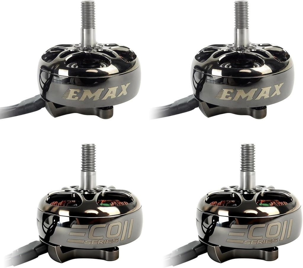 ECO II 2807 Brushless Motor 1300KV 3-6S RC Motor for RC FPV Racing Multicopter RC Drone Quadcopter Spare Parts RC Parts, rc Plane Motor Drone Motor 4PCS