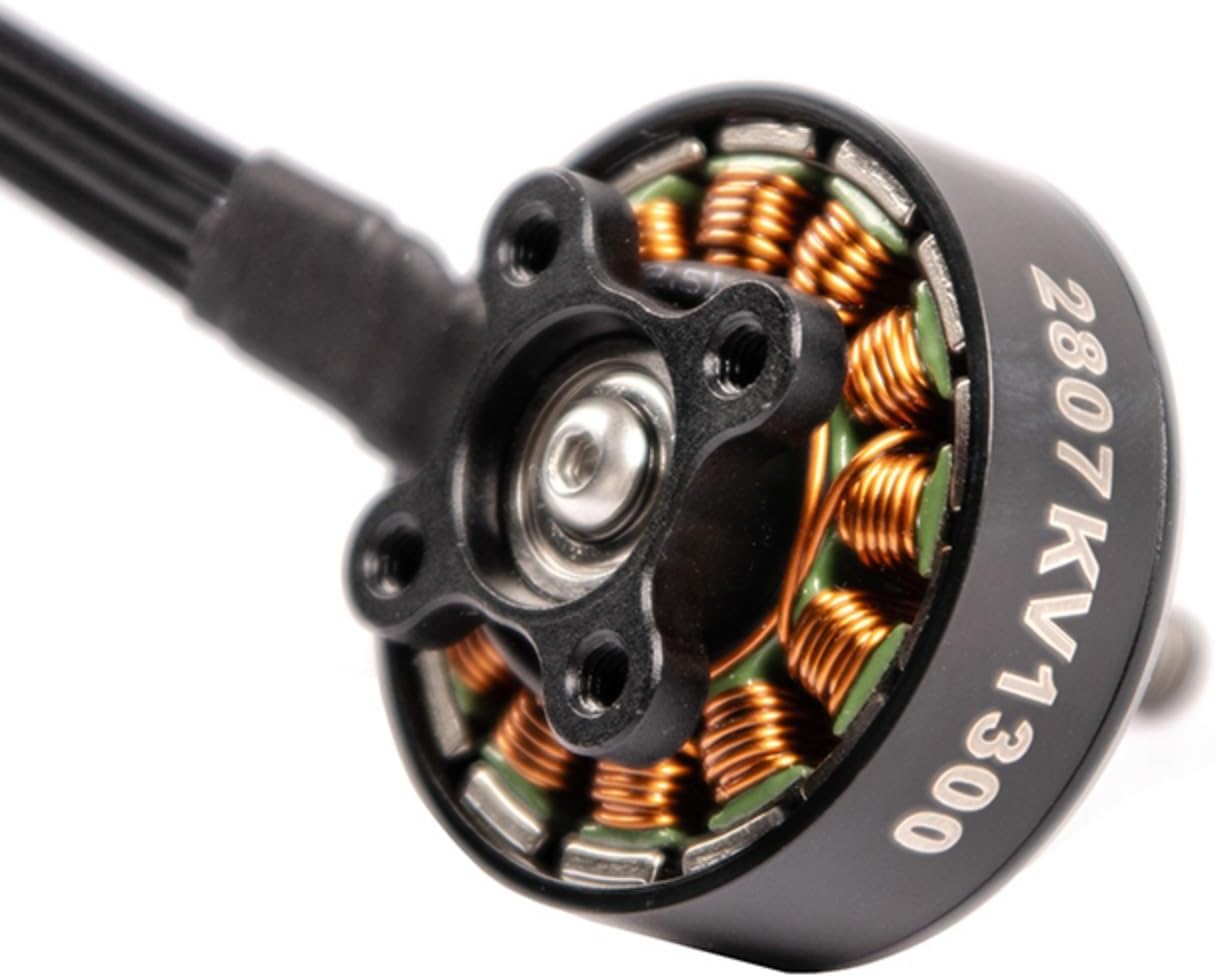 2807 1300KV Brushless Motor for FPV Drone CW Thread High Speed Racing Motor for 7inch Frames Compatible with 3-6S LiPo for Quadcopter Freestyle Long Range (4PCS)