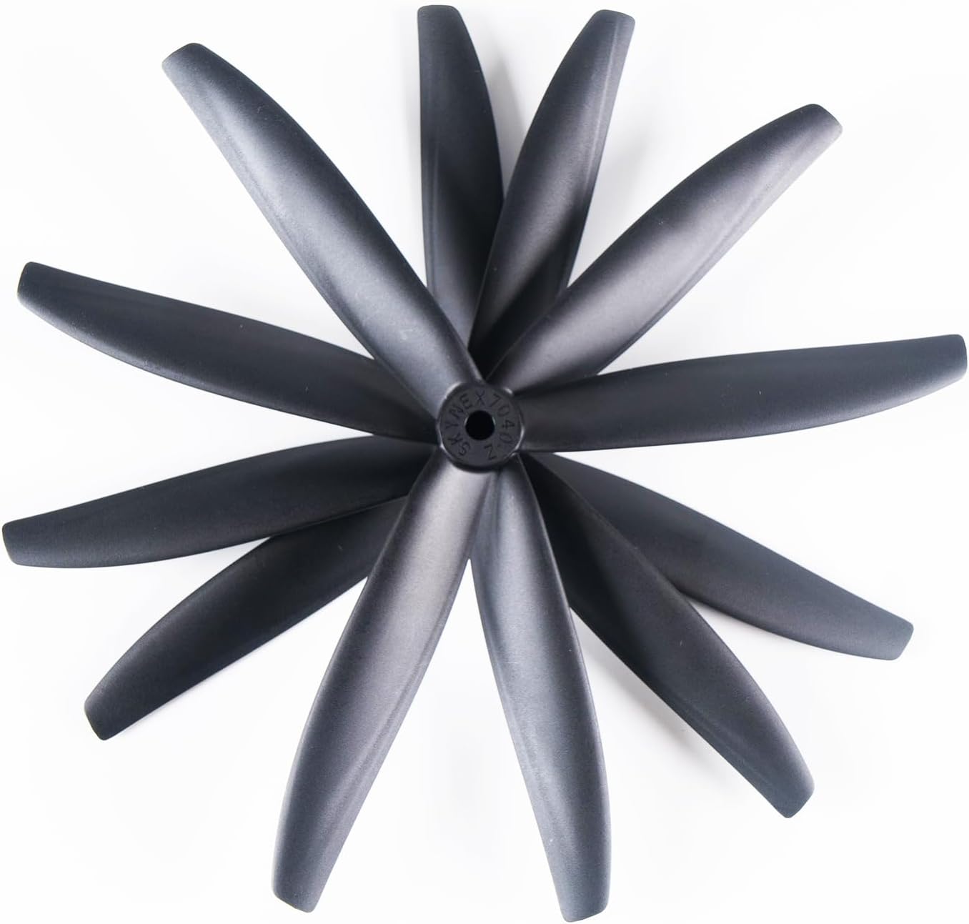 7-Inch Glass Fiber Nylon Propellers, 3-Blade Props for Cinelifter FPV Drones, Black (8 pcs - 4 CW, 4 CCW)
