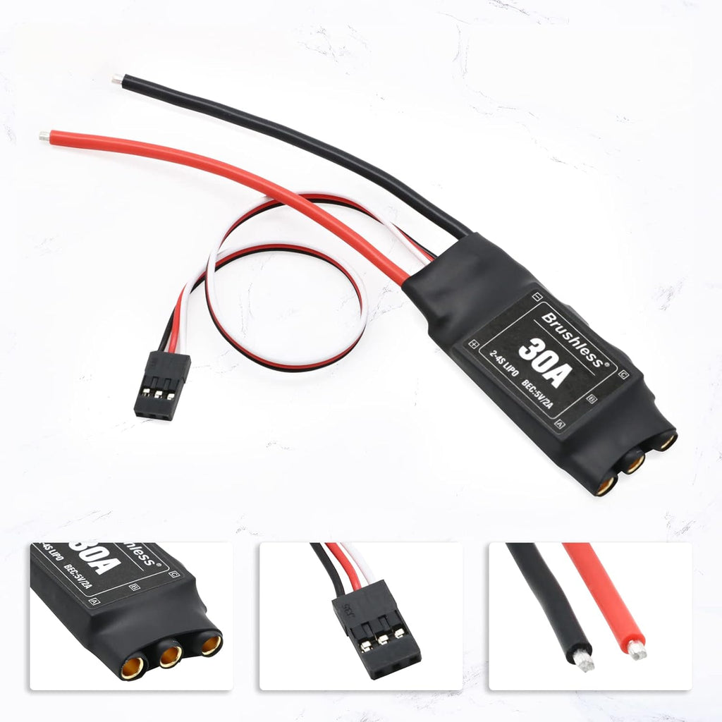 Brushless Motor Kit with 3.5mm Connector 2212 920KV CW 30A Brushless ESC Propeller for F450 F550 S550 F550 Helicopter Quadcopter