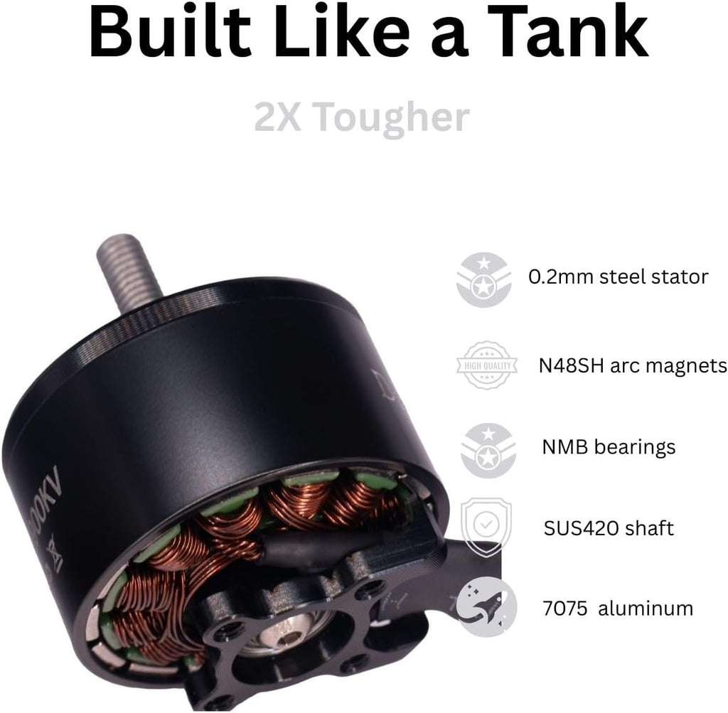 Pro 3115-900kv Drone Brushless Motor 4-8s LiPo Kit Spare Part for 8,9,10,13inch Long Range FPV Freestyle Drones,FPV RC Quadcopter Drone Motor,1800W,4819g Thrust