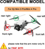 Rear Arm Motor Replacement For Dji Mini 3 Pro/4 Pro,Dji Mini 3 Pro Rear Left Arm Motor Repair Parts,Original Drone Accessories£¨Short Line£©