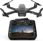 GPS FPV Drone with EIS Camera for Adults, 4.5 Inch LCD Screen on Controller£¬Al Track with Professional GPS£¬Follow Me, Auto Return£¬Easy Fly and Foldable Quadcopter for Beginners£¬Under 249g