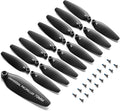 Universal 70mm/2.76In Drone Propellers for S159, S166, S167, S197, V168 Models - Replacement Drone Accessories with Stable and Low-Noise Operation, Easy Installation and Removal,16-Pack (Black)