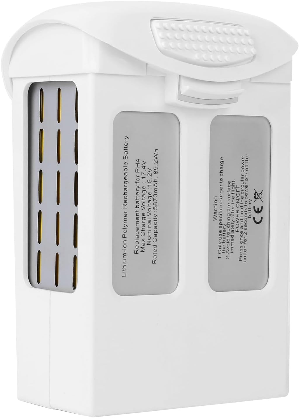 Phantom 4 Battery, 5870mAh 15.2V Intelligent Flight Drone Replacement Battery for DJI Phantom 4/4 Advanced/4 Pro/4 Pro V2.0/4 RTK