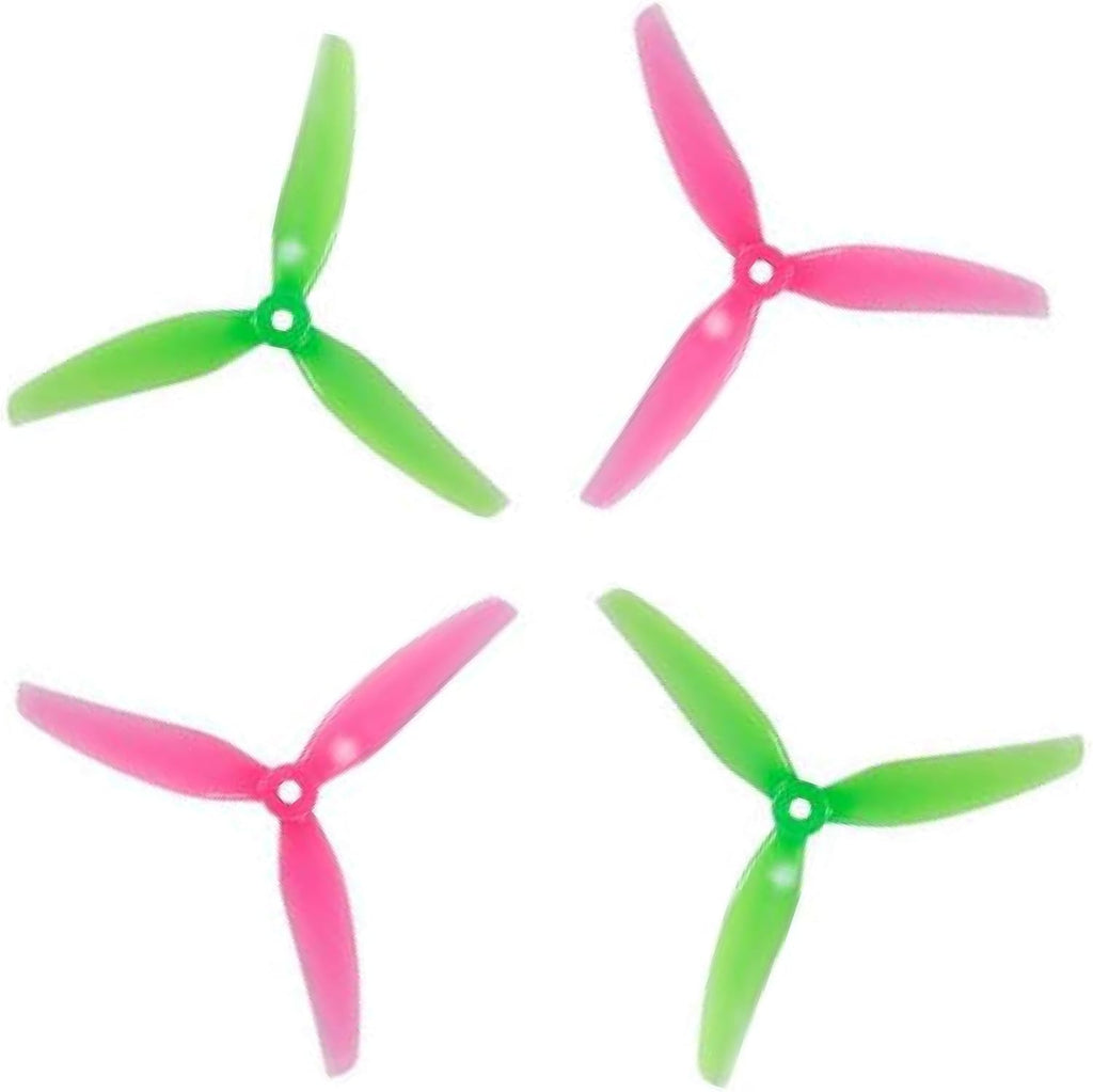 16pcs Fpv Drone Props Propeller: HQProp Ethix S3 Watermelon 5x3.1x3 Tri-Blade 5 Inch Props for 4S 6S FPV Freestyle Racing,8xCW 8xCCW