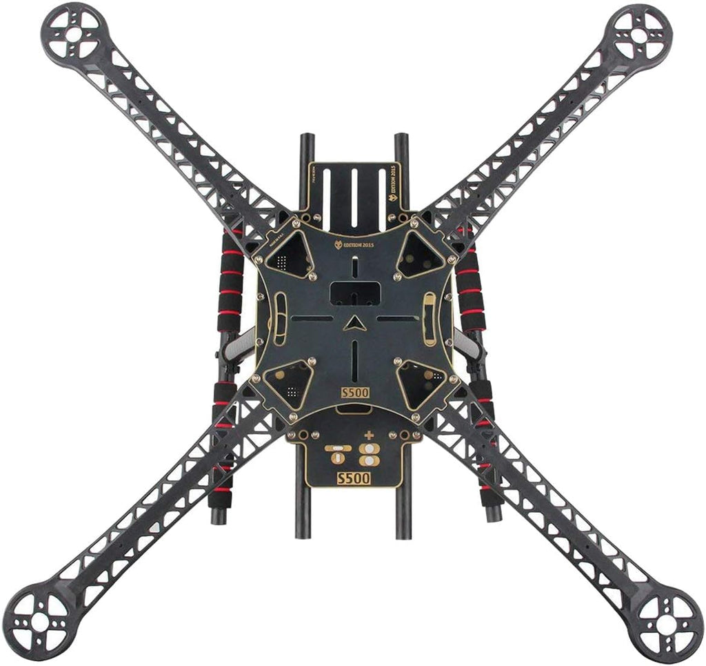 ShareGoo S500 RC Quadcopter Fuselage Frame Kit PCB Version with Carbon Fiber Landing Gear Skide Kits