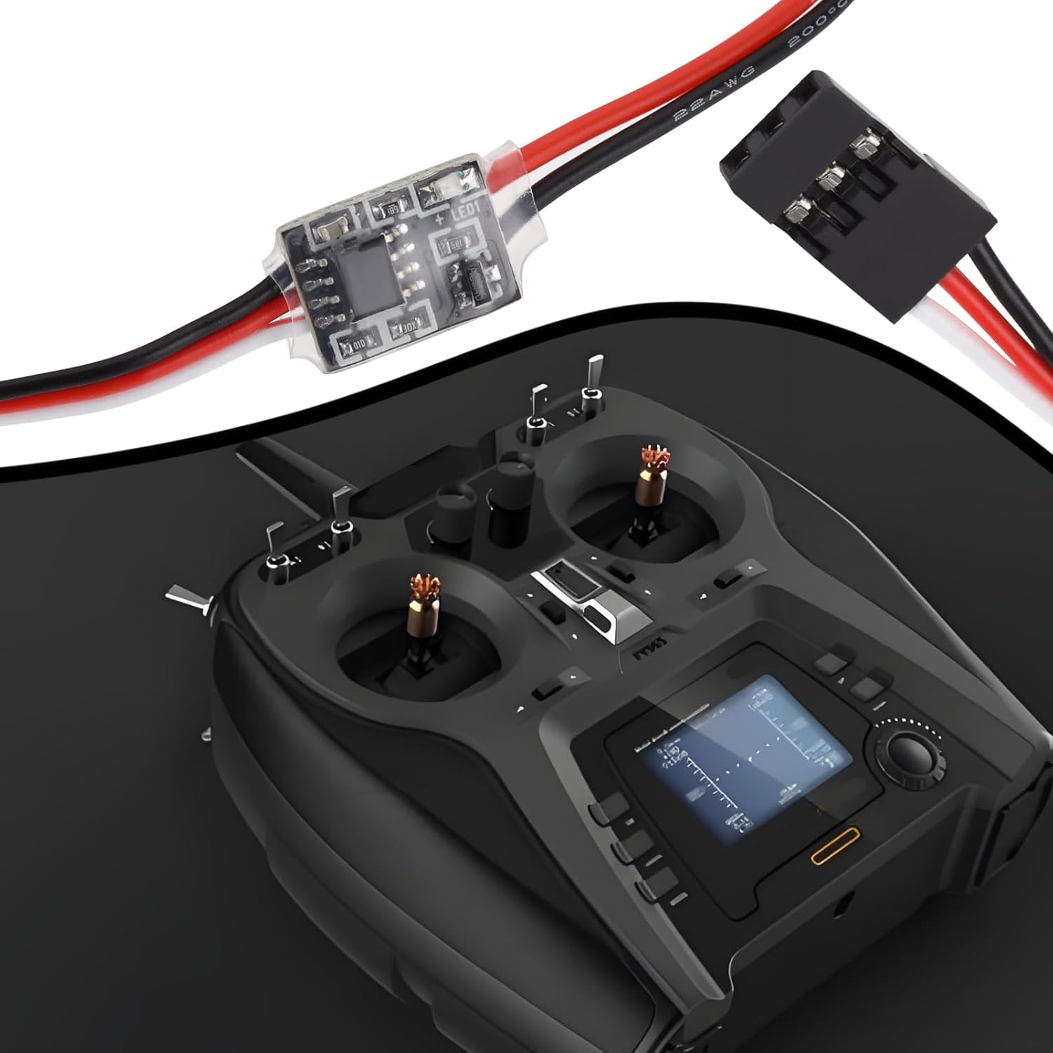 2pcs 2A High Current Remote Control Electronic Switch 3-5V Low Voltage Version Aerial Protection for RC Drone Water Pump PWM Signal Control