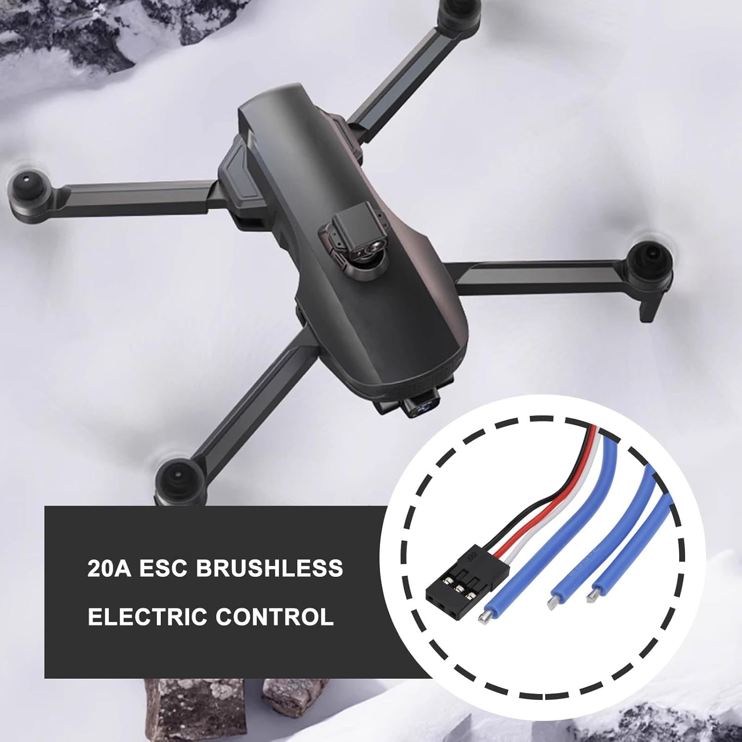 Create idea 1Pc ESC Electronic Speed Controller 12A 20A Brushless Motor 3 Wire Link for with BEC RC Ship Quadcopter Multicopter Drone FPV