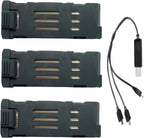 3.7V 600mAh Battery for E58 S168 JY019 JD-19 Drone Battery E58 Drone Battery with USB Charging Cable