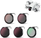 JJC ND Filter Kit for DJI NEO Drone, Multi-Coated 5-Pack (ND8 ND16 ND32 ND64 CPL) Filter with Ultra Lightweight Aluminum Frame