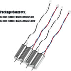 3 Sets 12pcs 8520 Brushed Motors 8.5x20mm Motor 3-5V 0.15A 35000RPM-50000RPM 8520 Motor Hollow Cup Drone Motor Mini DC Motors
