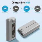 Anegine Mini 4K 2 Battery 2-Pack with Display Two-Way Charging Hub,Compatible with DJI Mini 4K, 2, 2 SE, SE Drone Batteries