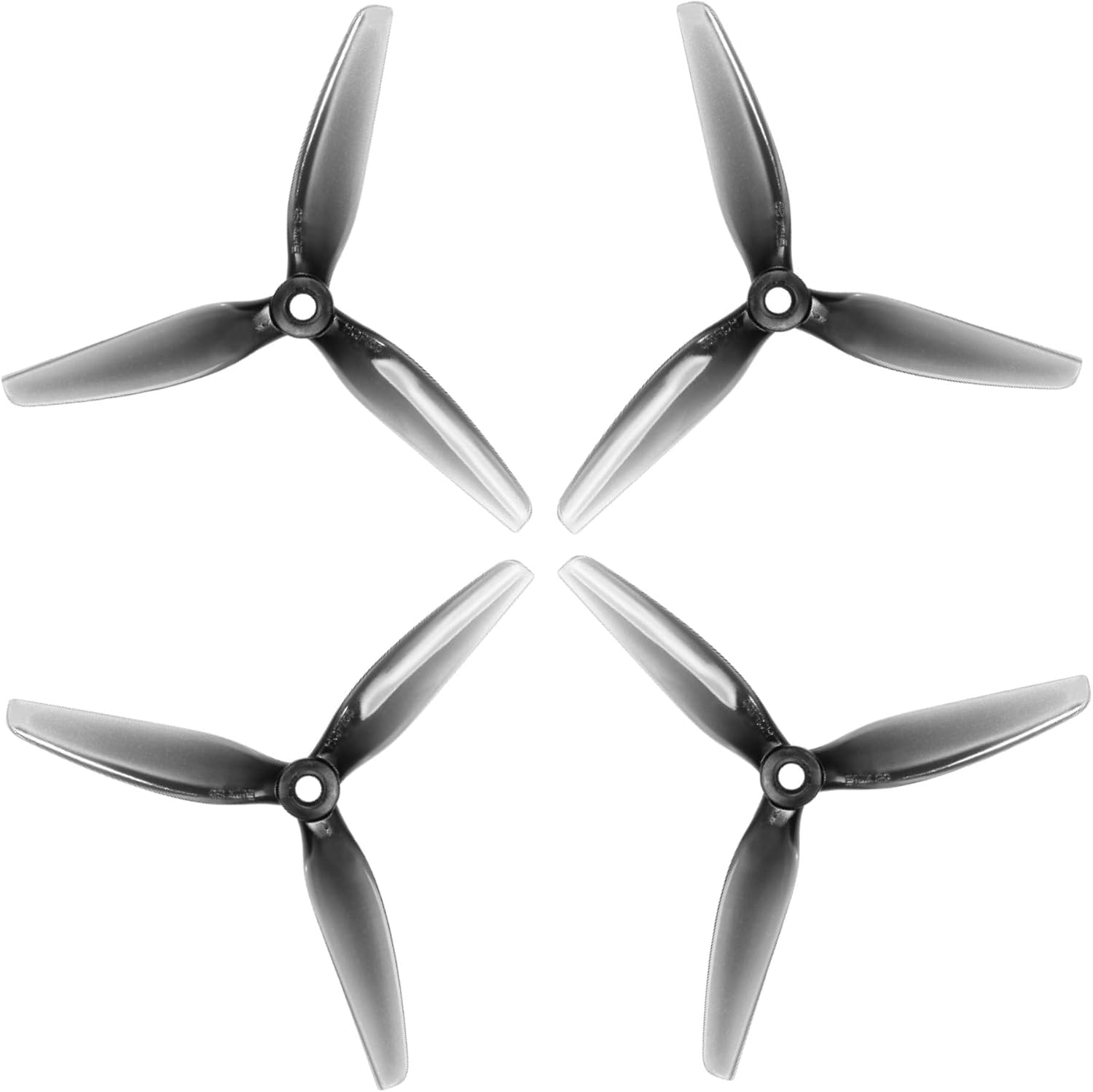 16pcs Fpv Drone Props Propeller: HQProp Ethix S5 Light Grey 5x4x3 Tri-Blade 5 Inch Props for 4S 6S FPV Freestyle Racing,8xCW 8xCCW
