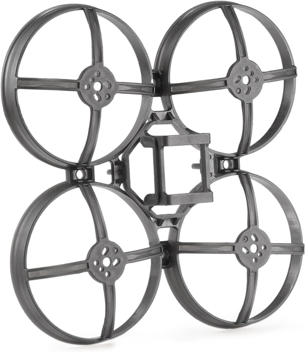 Happymodel Mobula8 85mm Wheelbase Drone Frame Accessories, 2PCS Black Micro FPV Whoop Frame for 2 inch Props 702/703/802/1002/1102/1103 Brushless Motors 1-2S Carbon Fiber Racing Quadcopter Frames