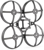 Happymodel Mobula8 85mm Wheelbase Drone Frame Accessories, 2PCS Black Micro FPV Whoop Frame for 2 inch Props 702/703/802/1002/1102/1103 Brushless Motors 1-2S Carbon Fiber Racing Quadcopter Frames