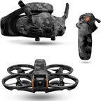 Drone Skin Compatible with DJI Avata 2 Bundle (2024) - Black Camo - Premium 3M Vinyl Protective Wrap Decal Cover - Easy to Apply | Crafted in The USA by MightySkins