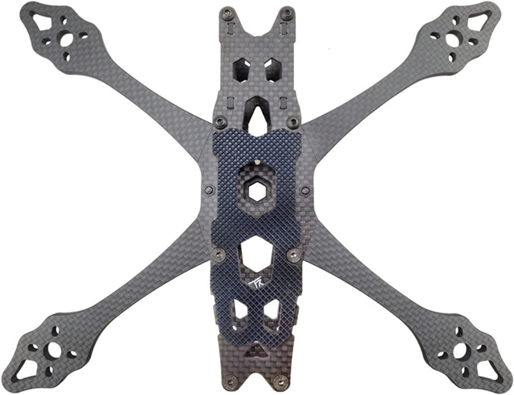 QAV-S 5inch Frame FPV Traverser For All-carbon Fiber Frame Fall-resistant NEW 5inch 225mm Wheelbase X-type Split Carbon Fiber Frame Kit For FPV Drones Upgraded NUMI QAV-S