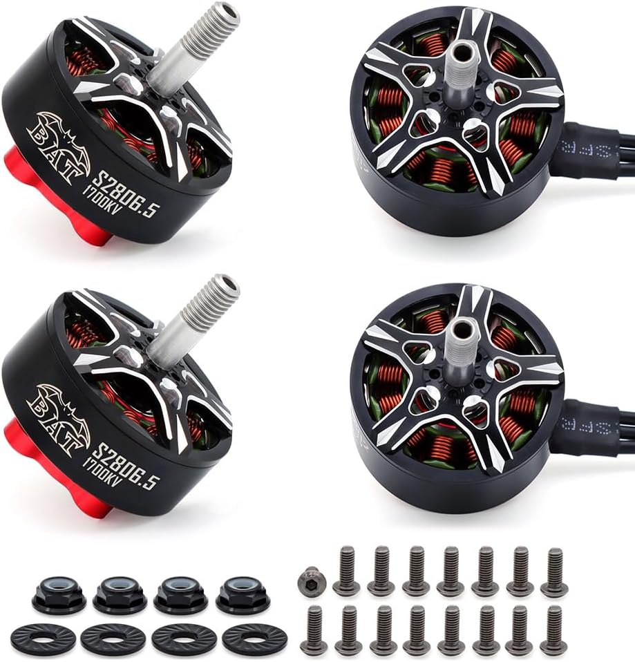 4pcs BAT S Series 2810 1180KV Brushless Motor for QAV FPV Racing Freestyle Flying Drone Quadcopter Motor (S2806.5)
