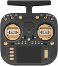 Radiomaster TX15 Max Radio Controller 16 Channel ELRS Transmitter, with AG02 CNC Hall Gimbals/3.5 IPS Touchscreen, Fits FPV Drones/Multirotors/RC Helicopter/Car Boats, Mode 2 (Gold)