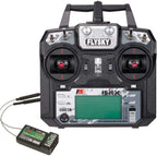 FLYSKY FS-i6X 10CH 2.4GHz RC Transmitter Controller with FS-iA6B Receiver Upgrade Cable for RC Boat Racing Drone (Mode_2)