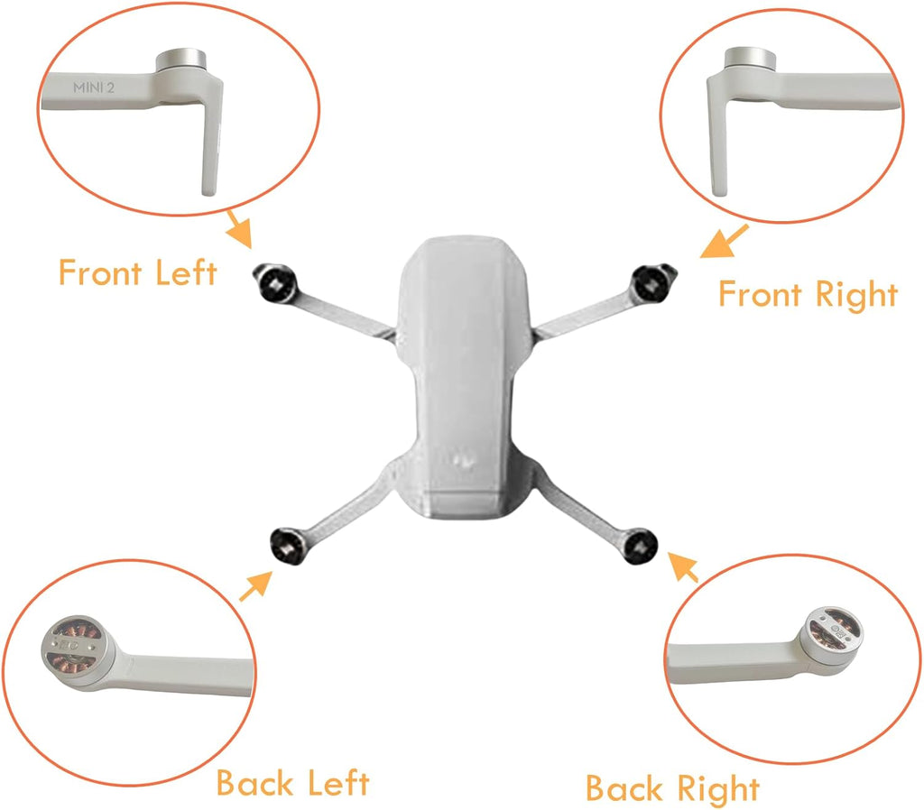 Front Left Motor Arm Compatible with DJI Mavic Mini 2 Spare Parts Drone Arm