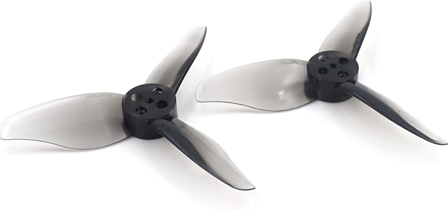 RC Propeller 2023 2 Inch 3-Blade Propeller 3 Holes Props for Gemfan Hurricane for 1105-1108 Brushless Motor RC Drone FPV Racing Toothpick 8CW 8CCW(Gray, Green)