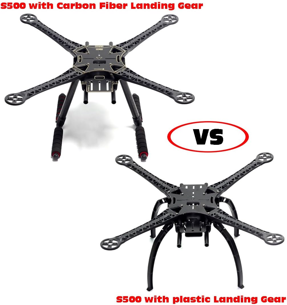 Readytosky S500 Quadcopter Frame Stretch X FPV Drone Frame Kit PCB Version with Carbon Fiber Landing Gear