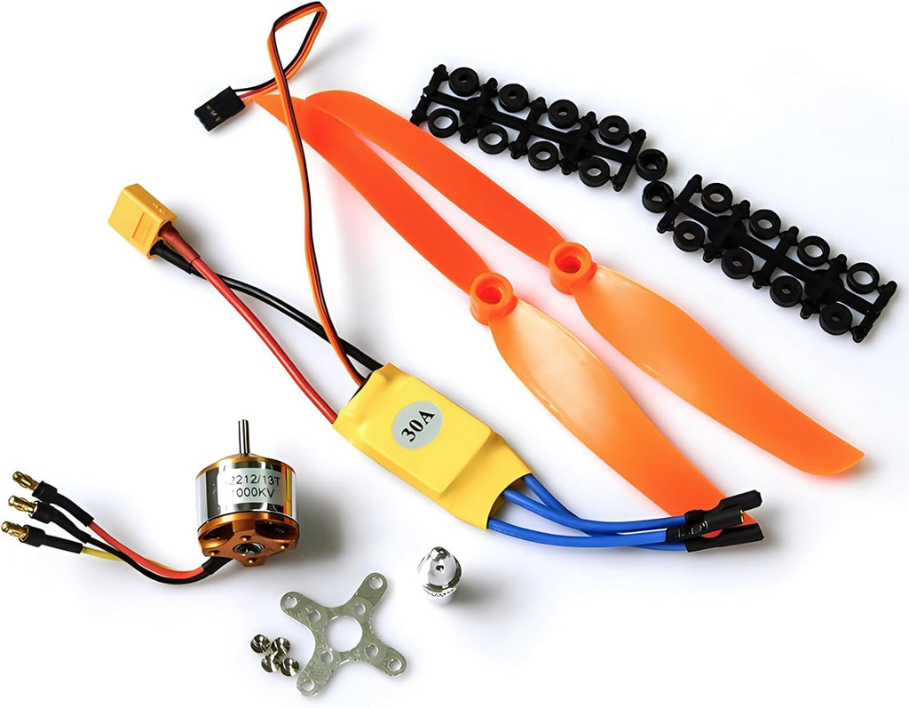 1 Piece 2212 1200KV Brushless Outrunner Motor 13T with 3.5mm Male Banana Bullet for RC DIY Aircraft Multi-Copter Quadcopter Drone