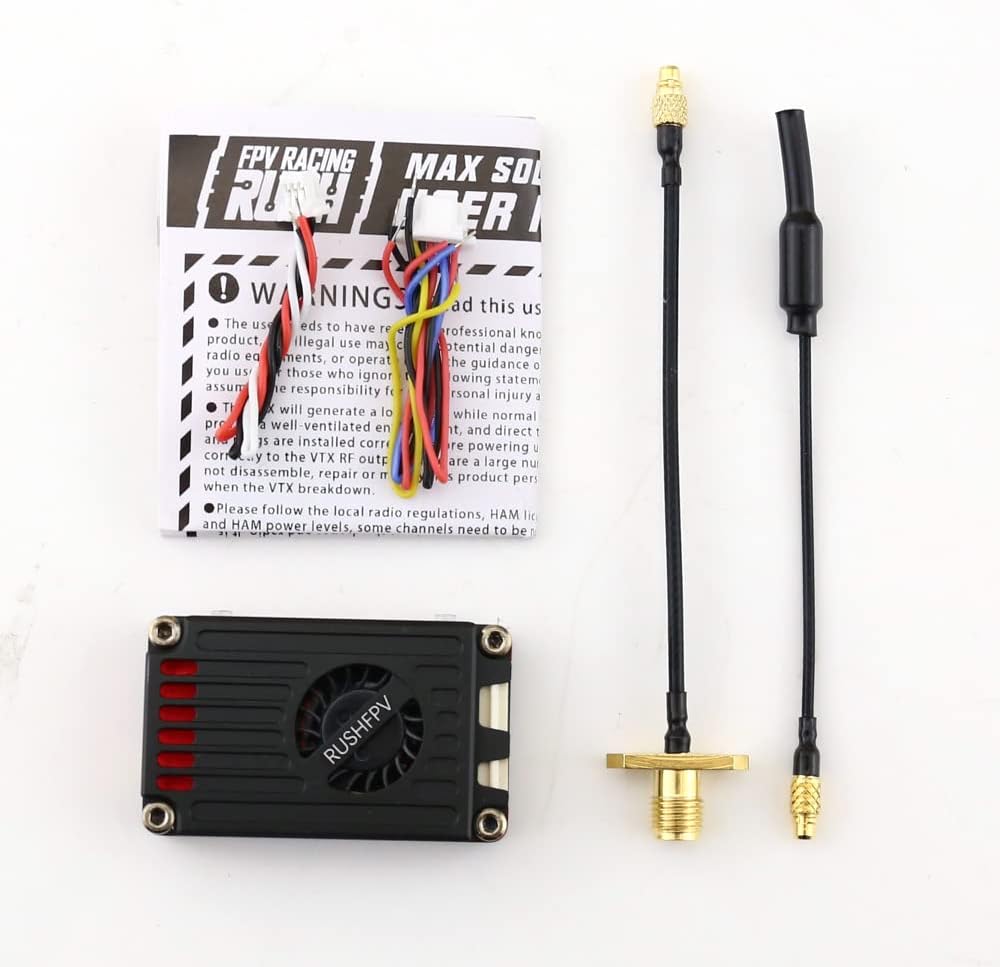 Rush Tank VTX 2.5w MAX Solo VTX 5.8G FPV Transmitter CNC Shell Long Range for RC Drone MultiRotor FPV Racing