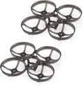 Happymodel Mobula8 85mm Wheelbase Drone Frame Accessories, 2PCS Black Micro FPV Whoop Frame for 2 inch Props 702/703/802/1002/1102/1103 Brushless Motors 1-2S Carbon Fiber Racing Quadcopter Frames