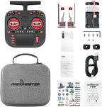 Radiomaster TX15 Max Radio Controller 2.4GHz 16 Channel EdgeTX Radio Transmitter, with AG02 CNC Hall Gimbals/3.5 IPS Touchscreen, Fits FPV Drones/Multirotors/RC Helicopter/Car Boats, Mode 2 (Red)