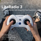 BETAFPV ELRS V3 LiteRadio 3 RC Radio Transmitter with Nano Bay for External TX Module, Support FPV Simulator BETAFPV Configurator V2 Firmware Update Joystick Calibration for FPV Drone Quad - Mode 2