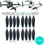 Drone Propeller Replacement Set, 16PC Blades with Screws for S159 Drone, Universal Drone Propellers 70mm Replacement Blades Compatible with Most Drones
