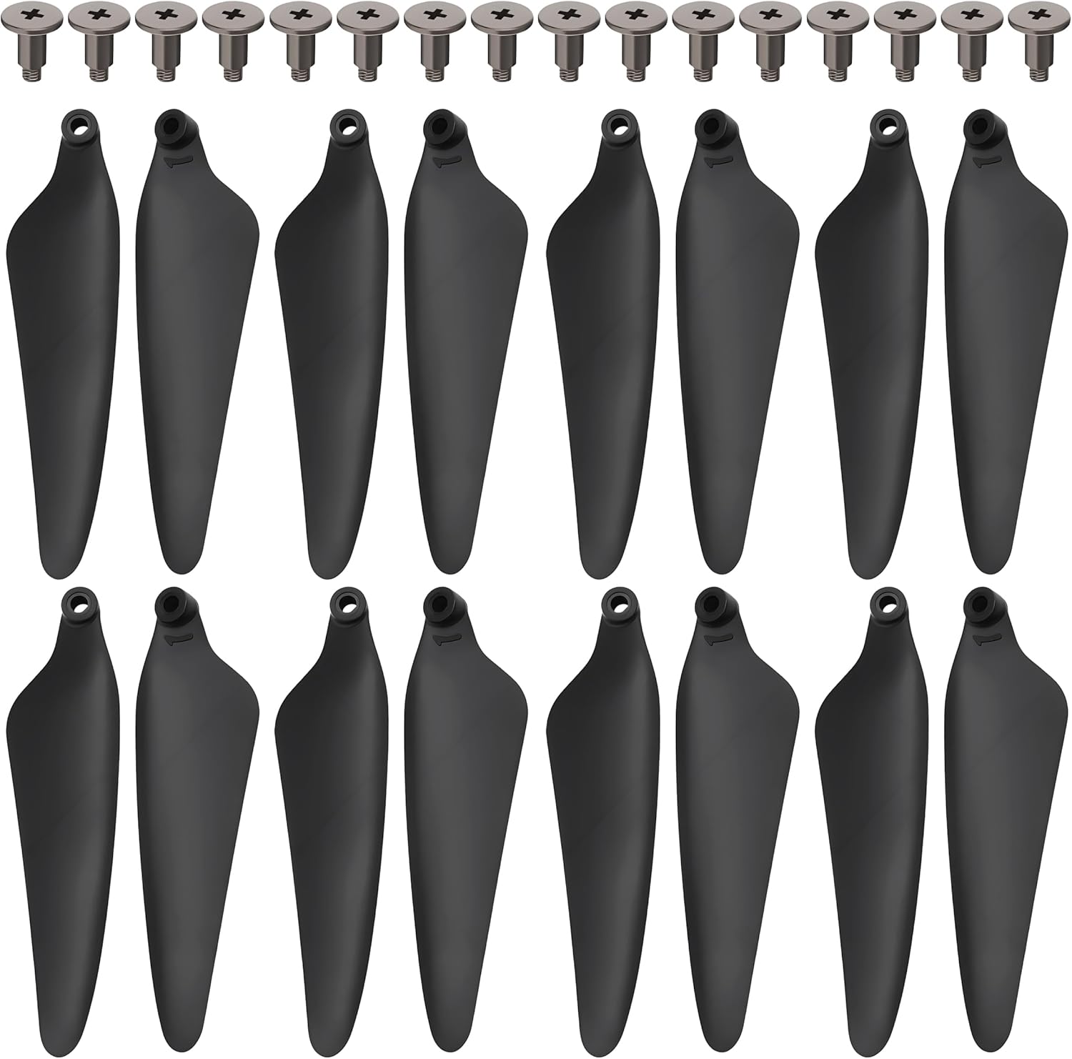 16PCS Foldable Propellers and Screws Replace Parts for Holy Stone HS360S HS360E RC Quadcopter Blade Parts