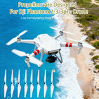 4 Pairs Replacement 9450 Self-Tightening £¨CW/CCW £© Propellers £¬ for DJI Phantom 2, 3 Professional, Advanced Series?,Low Noise Propeller, Replacement Parts for Drone Blades