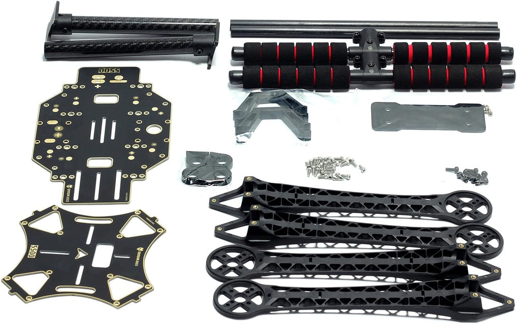 Readytosky S500 Quadcopter Frame Stretch X FPV Drone Frame Kit PCB Version with Carbon Fiber Landing Gear