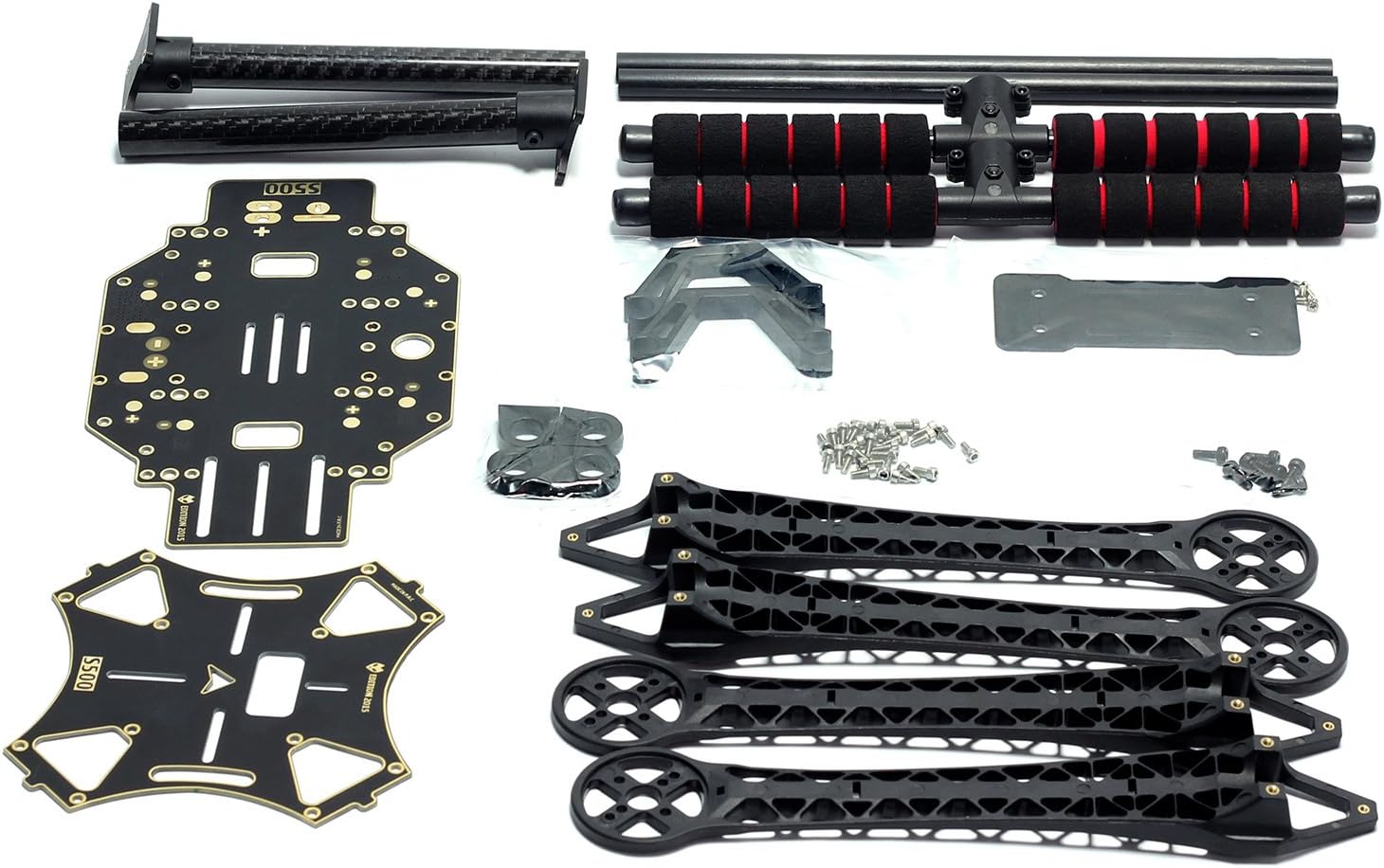 Readytosky S500 Quadcopter Frame Stretch X FPV Drone Frame Kit PCB Version with Carbon Fiber Landing Gear