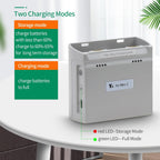 Multifunction Parallel Battery Charger with Storage Charge for DJI Mini 4K/2/2 SE,Mini SE Drone,Two-Way Charging Hub,Dual Batteries Accessories