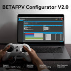 BETAFPV ELRS V3 LiteRadio 3 RC Radio Transmitter with Nano Bay for External TX Module, Support FPV Simulator BETAFPV Configurator V2 Firmware Update Joystick Calibration for FPV Drone Quad - Mode 2