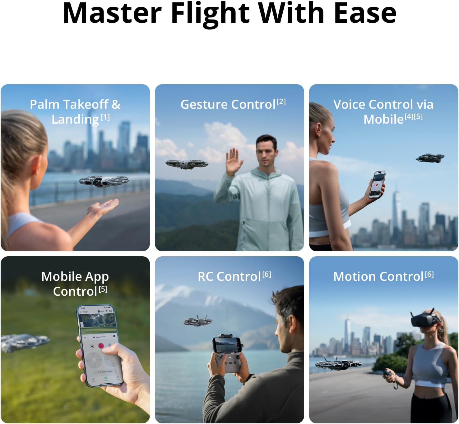 DJI Neo 2 Motion Fly More Combo With RC Motion 3 & Goggles N3, Stable Transmission With Digital Transceiver, 4K Drone for Beginners, FPV Flying, 3 Batteries