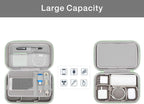 MOSISO Electronic Organizer Travel Case Compatible with MacBook Power Adapter, Compatible with Magic Mouse & Pencil, SD Card, USB Flash Disk with 4 Modular Insert & 2 Cable Tie & Snap Hook, Green