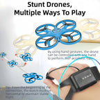 2025 Upgraded Hand Controlled Drone for kids,Somatosensory aircraft with Smart Watch Controlled, Gesture sensing aircraft Cool LED Remote Control Drone 360¡ã Flips,quadcopter